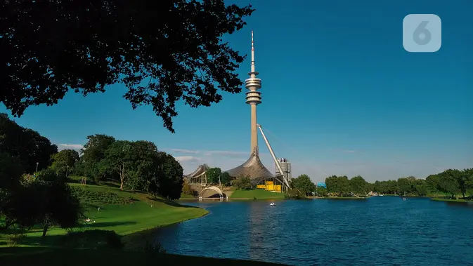 <p>Hasil bidikan kamera Vivo V40 5G dengan fitur Portrait di Olympiapark Munich, Jerman. Liputan6.com/Iskandar</p>