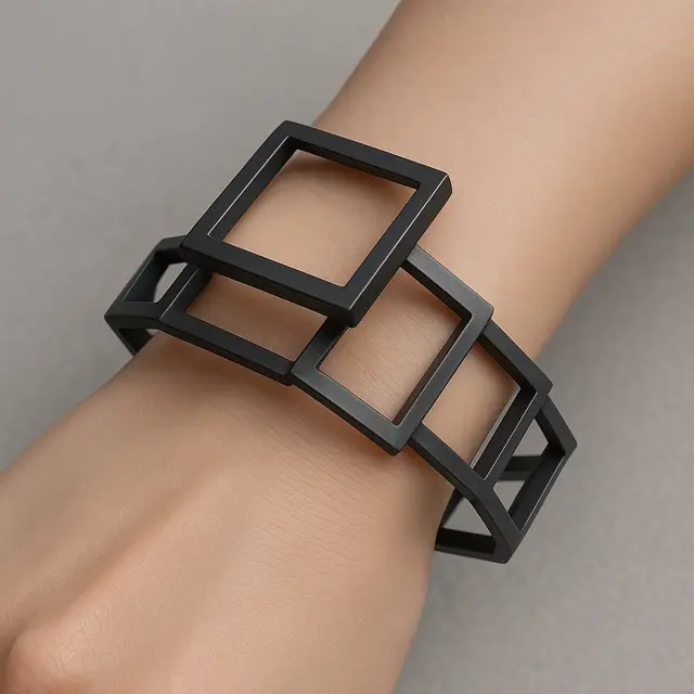 Model Gelang Geometris dengan Desain Kontemporer