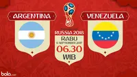 Kualifikasi Piala Dunia 2018 Argentina Vs Venezuela (Bola.com/Adreanus Titus)
