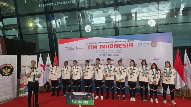 Tim renang Indonesia di ISG 2025