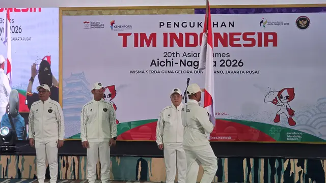 Pengukuhan Tim Indonesia di Asian Games 2026