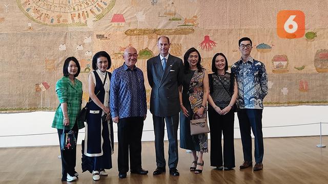 Potret Pangeran Edward Saat Kunjungi Museum MACAN