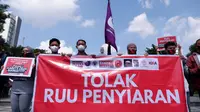 Tolak RUU Penyiaran, Koalisi Masyarakat dan Pers di Surabaya Bawa 6 Tuntutan