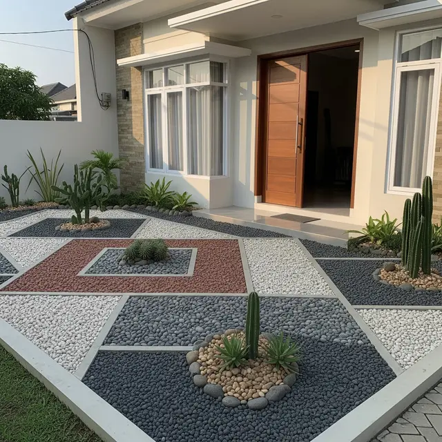 9 Desain Taman Kering Minimalis yang Aman dari Ular Tersembunyi, Ciptakan Hunian Aman