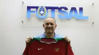 Victor Hermans atau yang lebih dikenal Vic Hermans resmi menjadi pelatih Timnas Futsal Indonesia. (PSSI)
