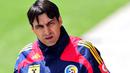 Coach of the Romanian national football team Victor Piturca attends a training session at AFG Arena stadium on June 14, 2008 in St.Gallen.  AFP PHOTO / DANIEL MIHAILESCU