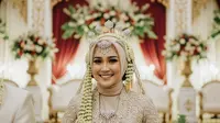 Model Baju Gamis Brokat untuk Akad Nikah. Foto: Gemini