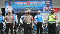 The 9 Bicycle Patrol Polres Metro Tangerang Kota. (foto: Pramita Tristiawati/Liputan6.com).