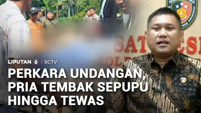 Perkara Undangan, Pria Tembak Sepupu hingga Tewas