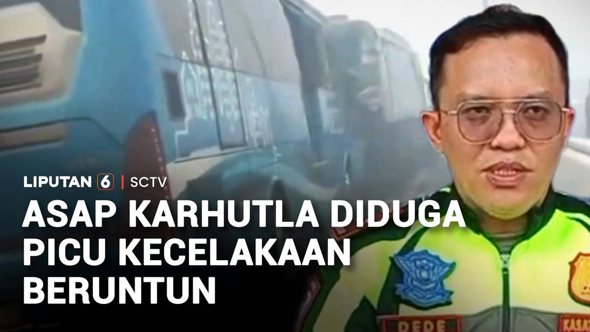 Kabut Asap Picu Kecelakaan Beruntun