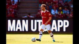 Christian Eriksen pun mencuri perhatian dan langsung memberi dampak instan untuk lini serang MU. (Twitter/@ManUtd)
