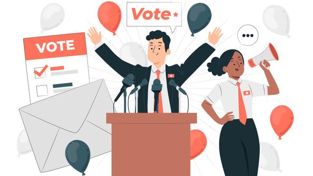 Ilustrasi vote, memilih, pemilihan, caleg
