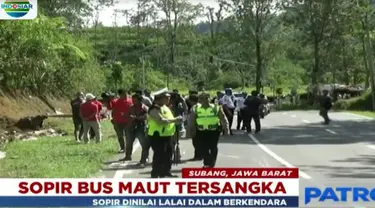 Kecelakaan yang menewaskan 27 orang itu dinilai akibat kelalaian sopir bus.