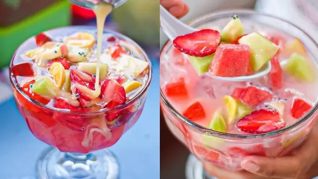 Potret sup buah naga