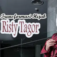 Transformasi hijab Risty Tagor (via Bintang.com)