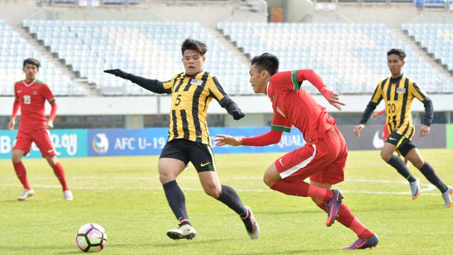FOTO: Timnas Indonesia U-19 Tak Berdaya Hadapi Malaysia