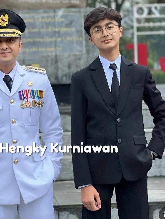 Potret Hengky Kurniawan dan anaknya (Sumber: Tiktok/@niff2005)
