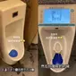 Tangkapan layar dari video yang viral di Beijing, tentang toilet canggih yang dapat mengecek kesehatan urin. (Dok: akun @JayPro_China via Twitter)