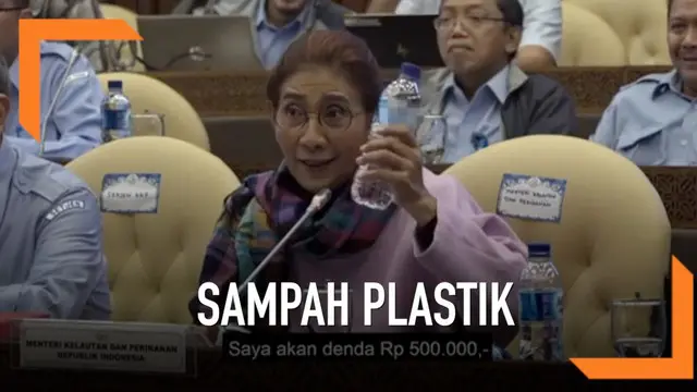 VIDEO: Menteri Susi Kampanye Kurangi Sampah Plastik di DPR