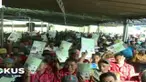 Sejumlah warga berterimakasih kepada Presiden lantaran sertifikat langsung bisa didapat tanpa mengeluarkan biaya sepeser pun.