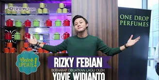 Rizky Febian berkolaborasi dengan anak dari Yovie Widianto.