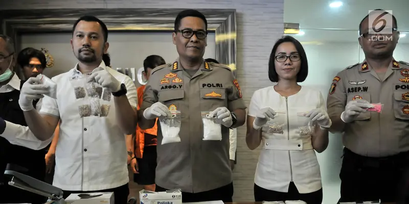 FOTO: Polisi Berhasil Ungkap Narkotika Jenis Baru Berbentuk Diamond