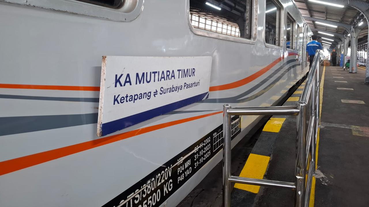 Kereta Api Mutaiara Timur Tambahan Beroperasi lagi (Istimewa)