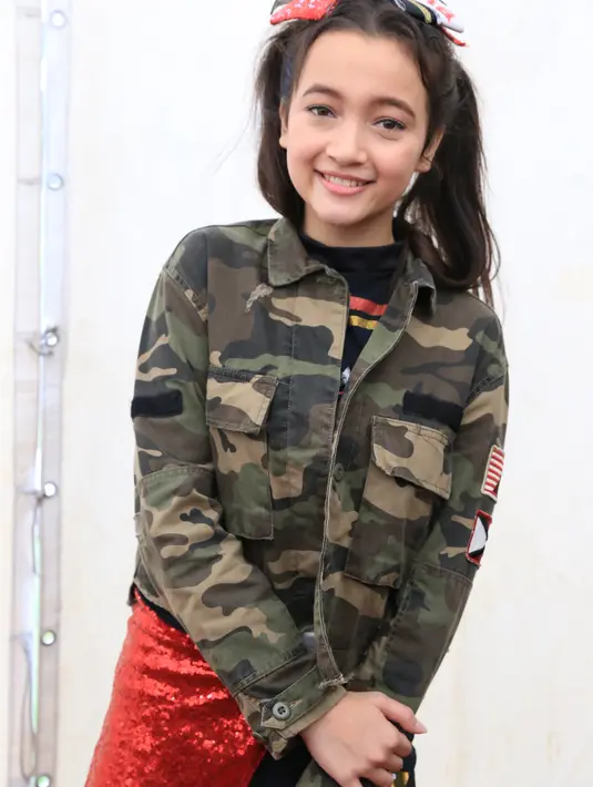 "Sebelum-sebelumnya aku protagonis, pas aku dapet yang antagonis beda banget. Cuma aku belajar walaupun agak susah awalnya, aku belajar sama yang lain,” ucap Megan. (Adrian Putra/Bintang.com)