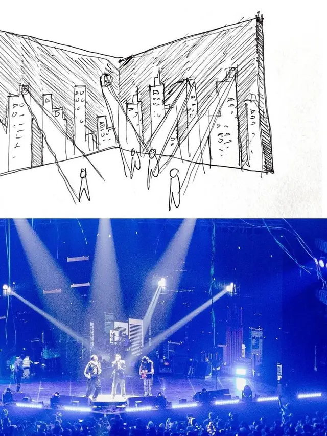 Sketsa Panggung Konser Afgan (Instagram/@edykhemod)