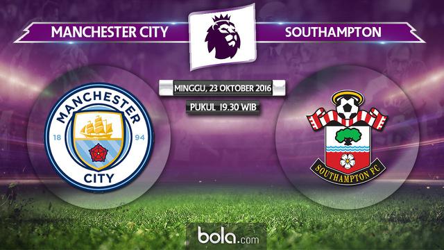 Premier League_Manchester City vs Southampton (Bola.com/Adreanus Titus)