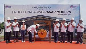 Agung Podomoro Group melalui PT Mitra Abadi Utama secara resmi memulai pembangunan Pasar Modern Kota Podomoro Tenjo. (Foto: Agung Podomoro)
