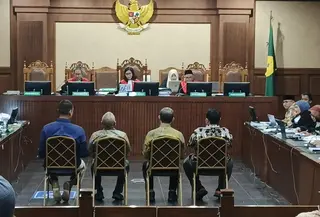 Mantan Menteri Pemuda dan Olahraga (Menpora) Ario Bimo Nandito Ariotedjo alias Dito Ariotedjo mengungkap asal-usul pemberian tambahan kuota haji sebanyak 20 ribu jemaah kepada Indonesia di persidangan. (Liputan6.com/Dimas Ramadhan Wicaksana)