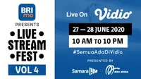 Jadwal Live Stream Fest Vol. 4 Program Live Talks, Sabtu 27 Juni 2020