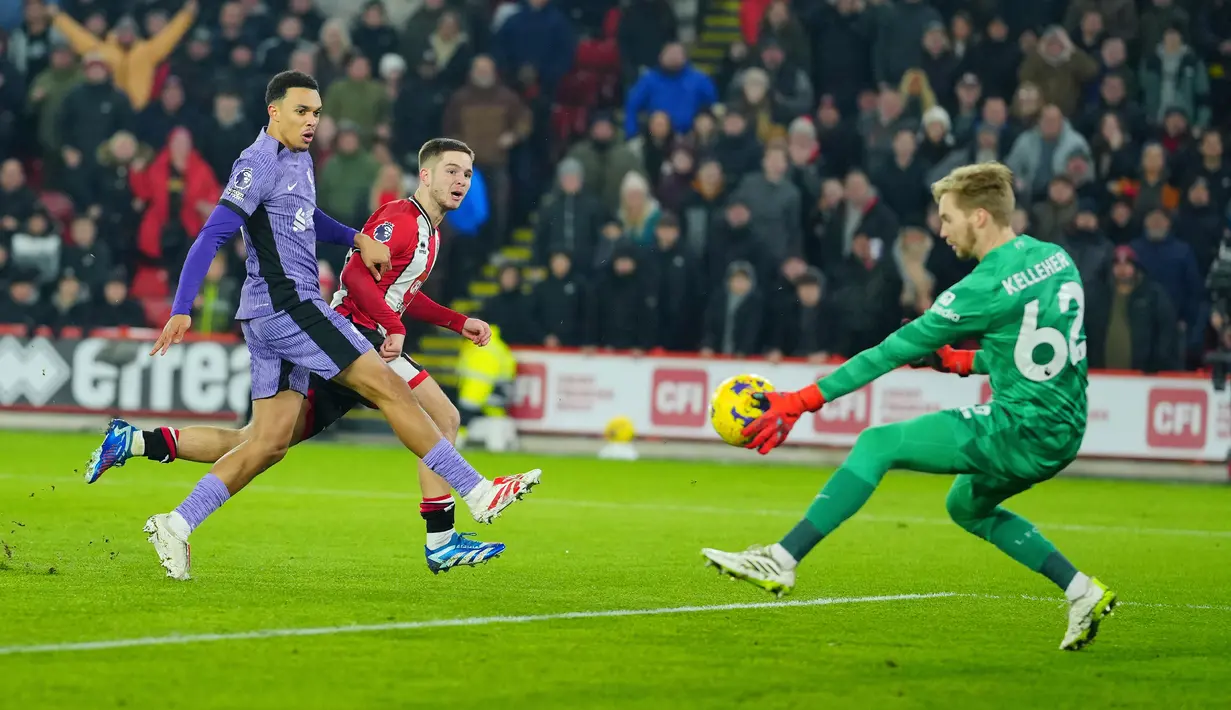 The Reds gagal menambah gol hingga turun minum. (AP Photo/Jon Super)