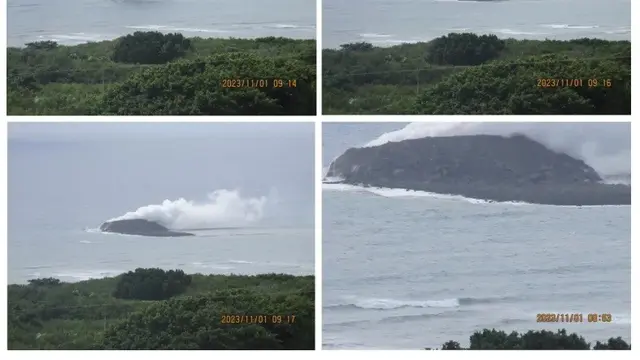 Munculnya Pulau Baru Di Jepang