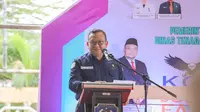 Wakil Menteri Ketenagakerjaan saat acara Festival Pelatihan Vokasi dan Jobfair 2024 Kolaka, Sulawesi Tenggara, Kamis (22/2/2024). (Foto: Istimewa)