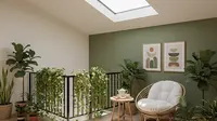 10 Inspirasi Desain Rumah Tipe 36 Mezzanine dengan Pencahayaan Skylight, Hemat Listrik &amp; Terasa Luas