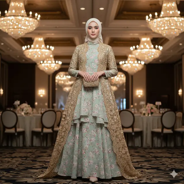 7 Tren Baju Batik Syar’i Kombinasi Brokat: Tampil Anggun dan Elegan di Acara Formal
