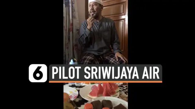 Kapten Afwan adalah pilot pesawat Sriwijaya Air SJ182 yang mengalami kecelakaan. Sang pilot dikenal sebagai pribadi yang saleh. Berikut rekaman saat ia memberikan tausiah.