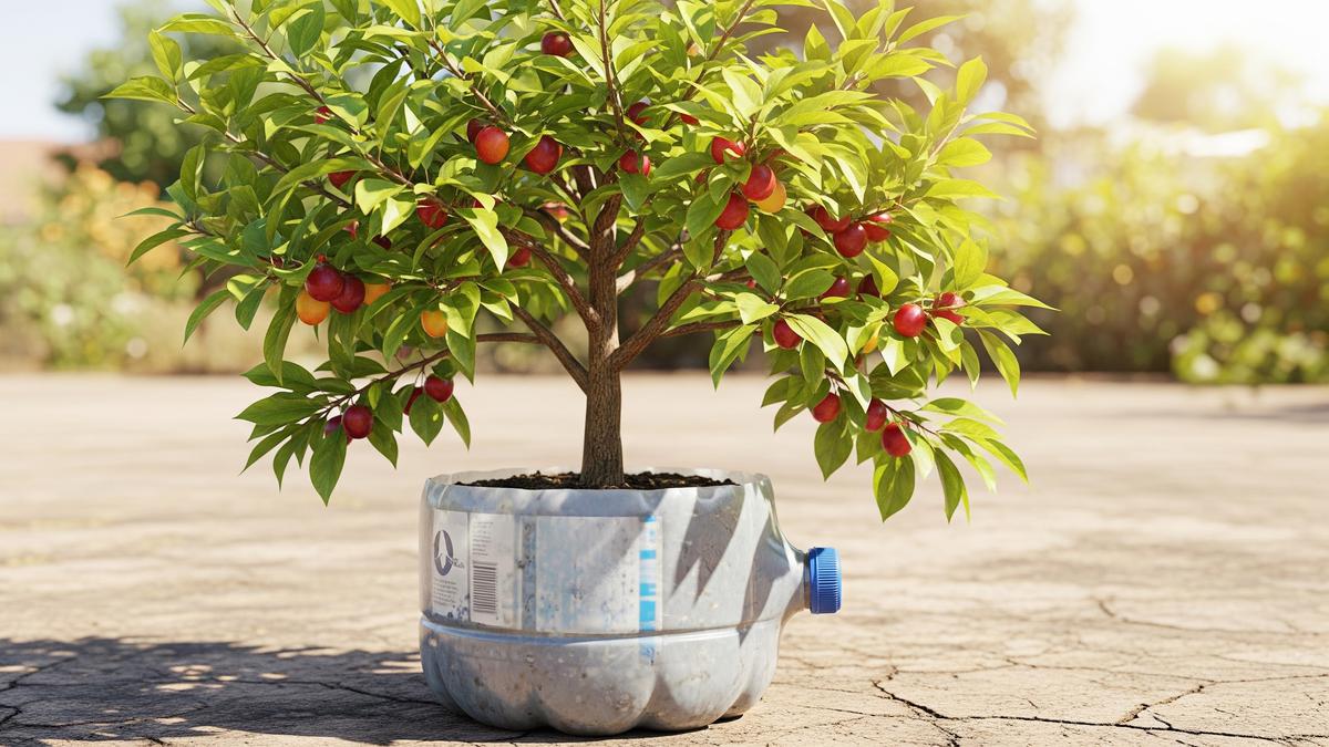 Cara Buat Tabulampot dari Galon Bekas untuk Kebun Buah di Rumah