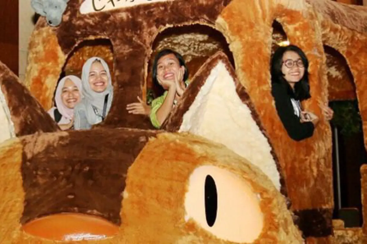 Cat Bus dari Srudio Ghibli / copyright redaksi vemale/Anisha