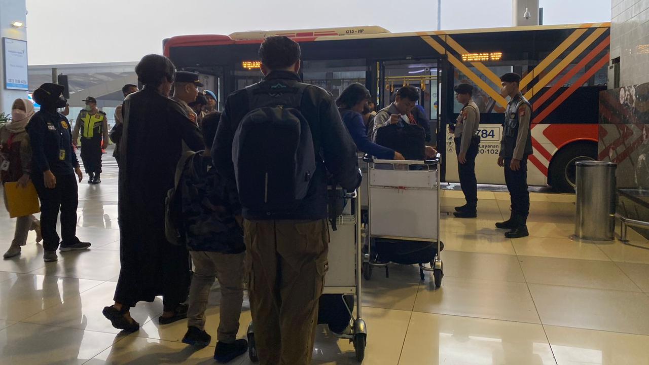 WNI evakuasi tahap IV dari Sudan tiba di Indonesia. (Dok Kemlu RI)