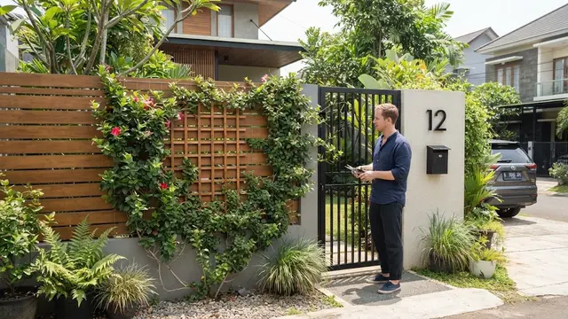 Cara Menyiasati Pagar Rumah Berbiaya Minim agar Tampil Modern