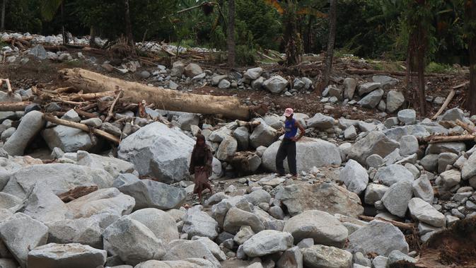 Potret Terkini Tanah Kelahiran Buya Hamka Rusak Diterjang Banjir, Batu Besar dan Kayu Berserakan
