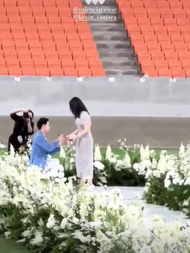 7 Momen Kevin Sanjaya Lamar Valencia Tanoesoedibjo, Beri Kejutan di Stadion