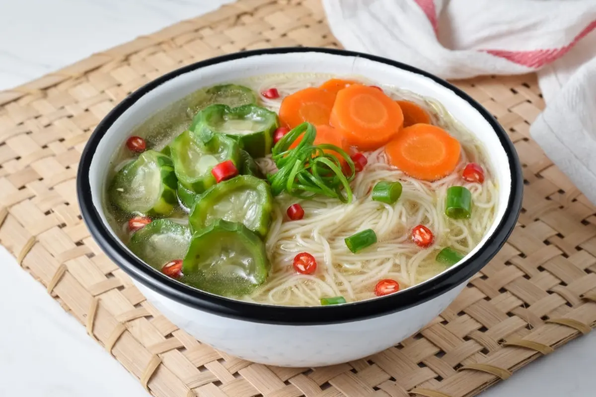 sayur gambas oyong wortel