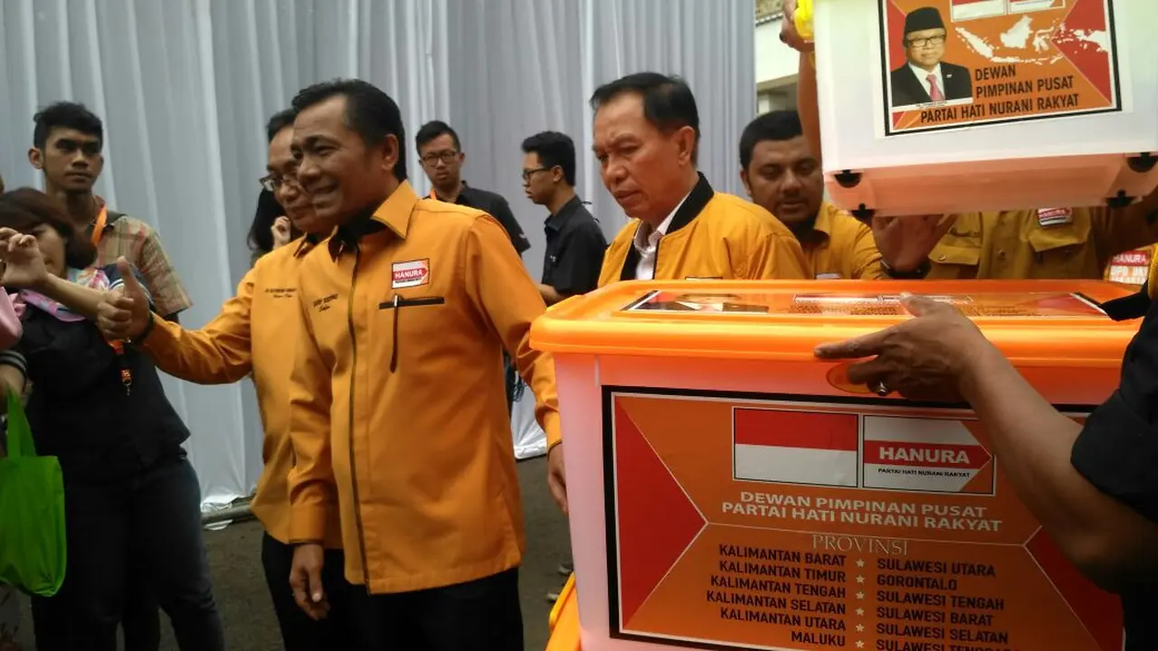 Partai Hanura mendaftar sebagai peserta Pemilu 2019