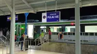 Stasiun Pulau Air Padang kembali beroperasi. (Dok. Kemenhub)