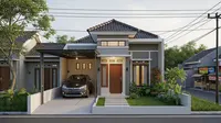 8 Desain Rumah 7x12 Tanpa Pagar Tapi Tetap Ada Garasi, Cocok Buat Kontrakan