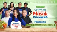 Program Sekolah Masak Indonesia bersama Panasonic kategori Perguruan Tinggi dapat disaksikan setiap Jumat eksklusif di Vidio. (Dok. Vidio)